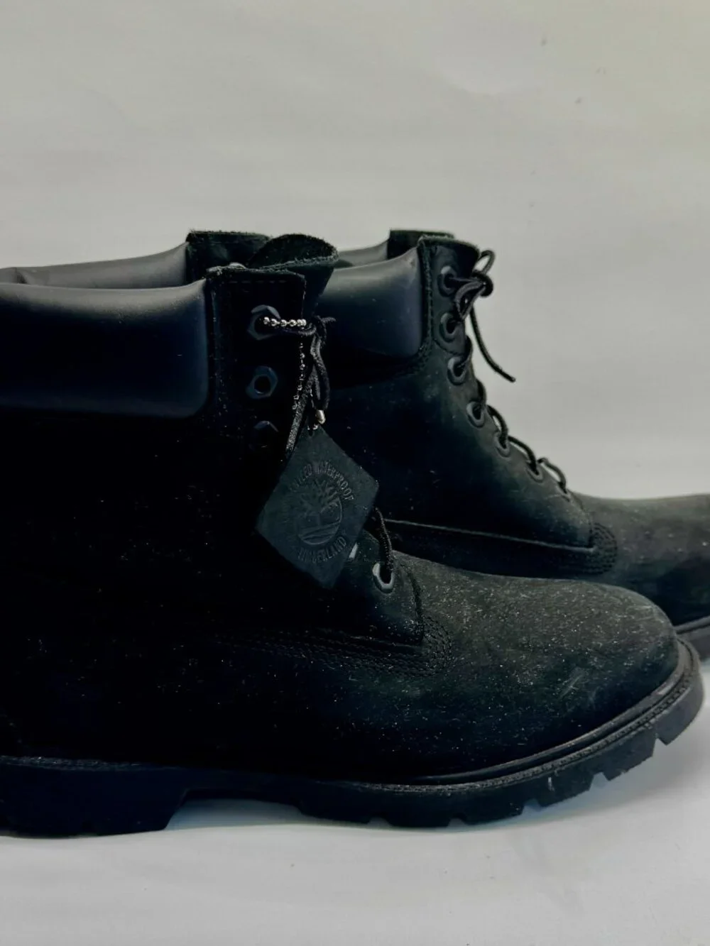 Timberland 6 inch Premium Waterproof Boots - Black Size 8.5M with Hangtag